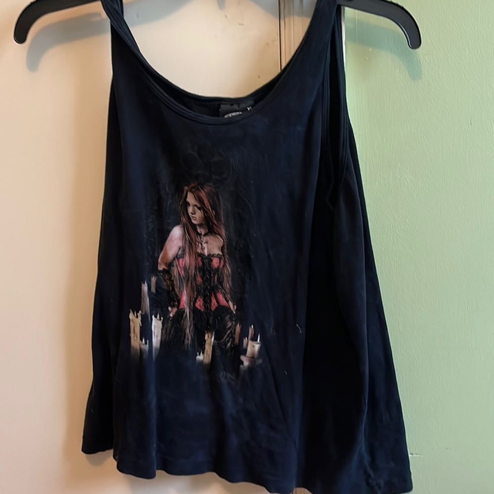 Dark navy blue womens XL tank top